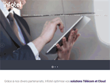 Tablet Screenshot of infotel-entreprises.com